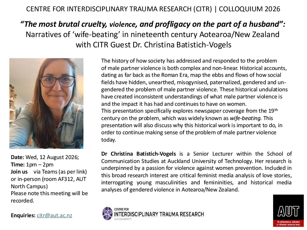 CITR Colloquium 2026 flyer